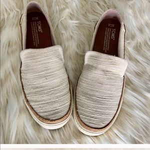 Toms sunset slip on sneaker shoe